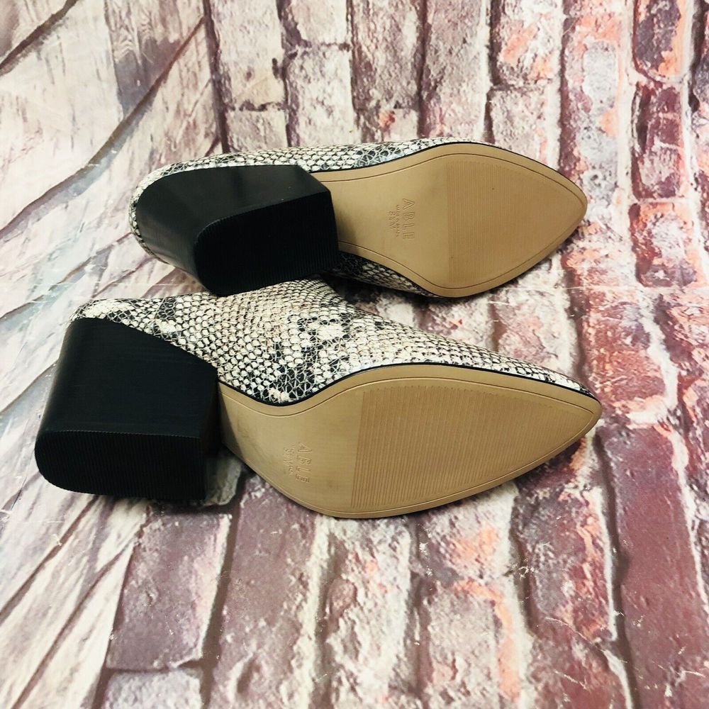 Able Local + Global Snakeskin Pattern Leather Mul… - image 6